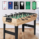 10-in-1 Games Table Soccer Foosball Pool Table Tennis Air Hockey Chess Cards-13
