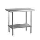 Cefito Stainless Steel Kitchen Benches Work Bench 910x610mm 430-1