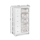 Artiss 5 Chest of Drawers with 5 Baskets - MAY-4