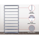 Artiss Shoe Rack Cabinet Stackable 10-Tier Grey-7