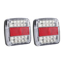Giantz Pair 26 LED Tail Lights Stop Reverse Indicator 12V Ute Trailer Truck-1
