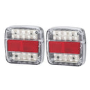 Giantz Pair 26 LED Tail Lights Stop Reverse Indicator 12V Ute Trailer Truck-2