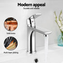 Cefito Bathroom Basin Mixer Tap Brass Faucet Vanity Laundry Sink Chrome-3
