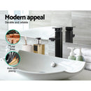 Cefito Bathroom Basin Mixer Tap Square Tall Faucet Vanity Laundry Black-5