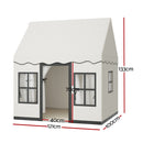 Keezi Kids Play Tent Playhouse Castle with String Lights Floor Mat Side Pocket-2