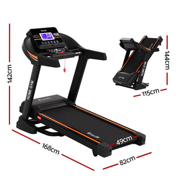 Everfit Treadmill Electric Auto Incline Home Gym Fitness Exercise Machine 490mm - 0