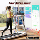 Everfit Treadmill Electric Home Gym Fitness Exercise Fully Foldable 450mm White-6