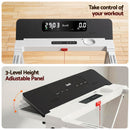 Everfit Treadmill Electric Home Gym Fitness Exercise Fully Foldable 450mm White-7
