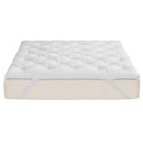 Giselle Queen Pillow Top Mattress Topper 1300GSM White Duck Feather For Old Bed Upgrade 5cm Thick-8