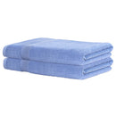 2 Pack Bath Sheets Set Cotton Extra Large Towel Blue-3
