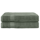 2 Pack Bath Sheets Set Cotton Extra Large Towel Green-1