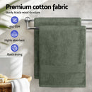 2 Pack Bath Sheets Set Cotton Extra Large Towel Green-5