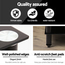 Artiss TV Stand 4 Tiers Storage Shelf Rack Tempered Glass Entertainment Unit-5