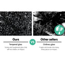 Artiss TV Stand 4 Tiers Storage Shelf Rack Tempered Glass Entertainment Unit-8