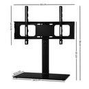 Artiss TV Stand Mount Bracket for 32"-70" LED LCD Swivel Tabletop Desktop Plasma-4