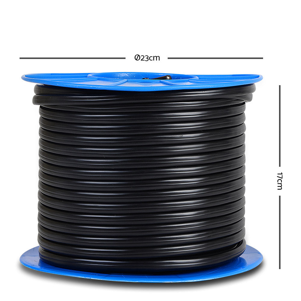 Giantz 6MM 60M Twin Core Wire Electrical Cable Extension Car 450V 2 Sheath - 0