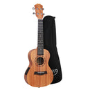 Alpha 26" Ukulele Equaliser Natural Mahogany Tenor Beginner Gift w/ Bag-1