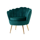 Artiss Armchair Velvet Green Callista-1