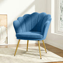 Artiss Armchair Velvet Blue Callista-1