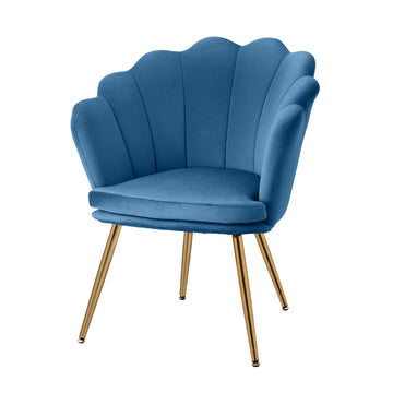 Artiss Armchair Velvet Blue Callista - 0