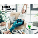 Artiss Armchair Linen Fabric Anne Beige-4