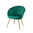 Artiss Armchair Velvet Green Eloise-2