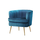 Artiss Armchair Velvet Blue Norvia-1