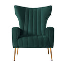 Artiss Armchair Green Velvet Kate-3