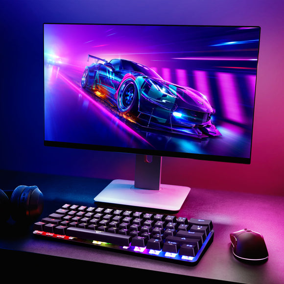 Laser Gaming Mini Mechanical Keyboard Black