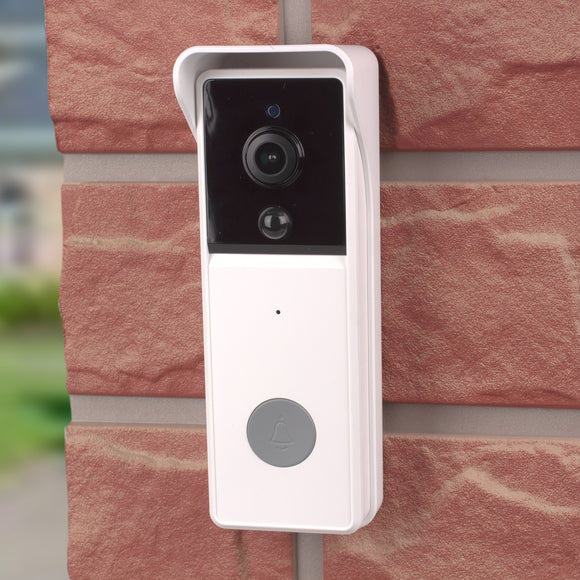 Laser Smart Full HD Video Doorbell White with Chime