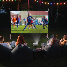 Laser 1080P Outdoor Cinema Bundle 144 Inch - 0