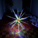 Samland 160 Led Blast Ice Star Ball Christmas Light Decoration Multi Colour Rgby-1