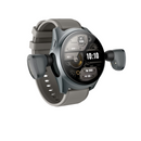 2-in-1 Smartwatch /Earphones & Charging Dock | 4GB MP3, Health Tracker | Titanium Grey | World’s First Patented-1