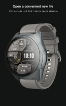 2-in-1 Smartwatch /Earphones & Charging Dock | 4GB MP3, Health Tracker | Titanium Grey | World’s First Patented-4