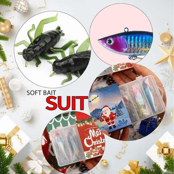 Fishing Lures Tackle Set for Fisher Men, Father, Granpa, Boys - 2025 Christmas Surprise Gift 78pcs