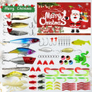 Fishing Lures Tackle Set for Fisher Men, Father, Granpa, Boys - 2025 Christmas Surprise Gift 78pcs-1