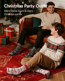 Advent Calendar 2025 Adult Men 24 Days of Christmas Cotton Socks US 7-13 Fun Christmas Sock Advent Calendar for Men Funny Gifts for Dad Boyfriend Husband Brother Random Socks Gift Box-5