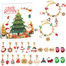 Christmas gift DIY Cartoon Snowman Bracelet Set with Crystal Beads-1
