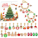 Christmas gift DIY Cartoon Snowman Bracelet Set with Crystal Beads-5