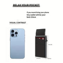 Contemporary Acrylic RFID Blocking Card Holder - Minimalist Business Wallet for Men, Automatic Pop-Up, 1pc-2