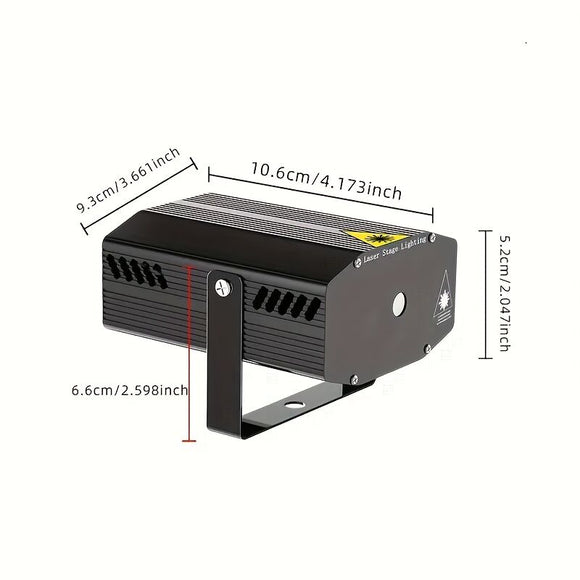 Starlight laser party light - Colorful starry sky projection effect, designed for parties and family gatherings, Christmas holiday atmosphere light | Party lighting expert | Holiday gift selection