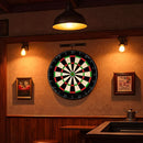 18-inch sisal dartboard, 45cm sisal round net dartboard, digital printed sisal dartboard, sisal dart set，Random 6 types of darts-1