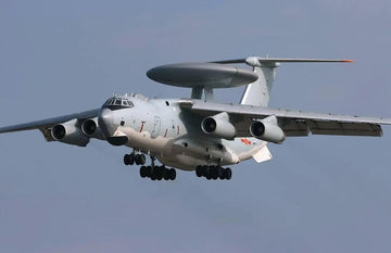 Christmas gift KJ2000 Airborne Early Warning Aircraft Building Blocks Set, 199 Pieces Military Model Kit for Kids Aged 6+ & Enthusiasts（KJ2000 early warning aircraft） - 0