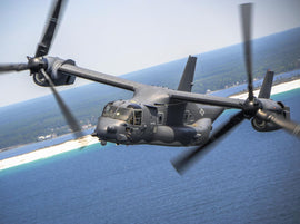 Christmas gift US Osprey Tiltrotor Aircraft Building Blocks Set, 460 Pieces Military Transport Model Kit for Kids Aged 6+ & Enthusiasts（Osprey tiltrotor aircraft） - 0