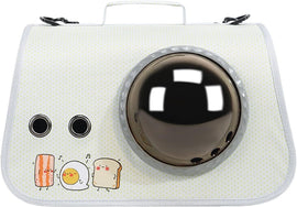 pet products Printed Space Capsule Cat Bag, Large Capacity Crossbody Dog Bag, Universal Pet Bag for All Seasons