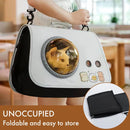 pet products Printed Space Capsule Cat Bag, Large Capacity Crossbody Dog Bag, Universal Pet Bag for All Seasons-5
