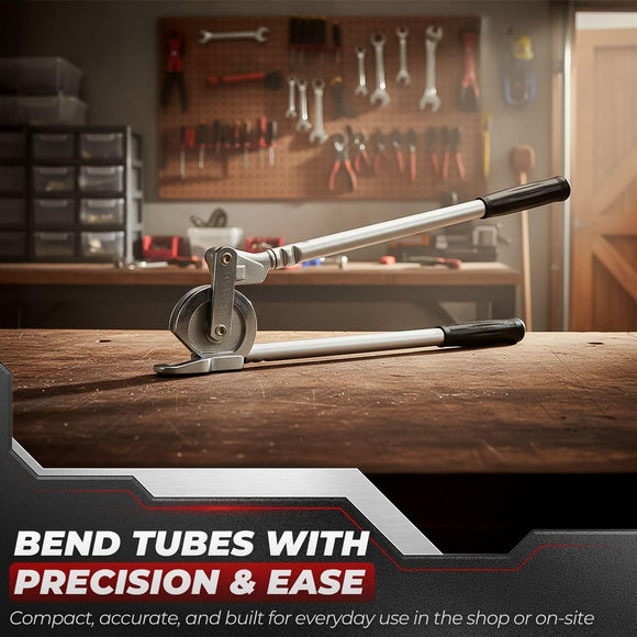 1/2 Inch OD Tubing Bender, 180° Copper Pipe Bending Tool
Hvac Copper Pipe Bender for 1/2 Inch Od Soft Copper, Aluminum and Thin-Wall Steel Tubing with Marked Angles Up to 180°(silver)