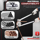 1/2 Inch OD Tubing Bender, 180° Copper Pipe Bending Tool
Hvac Copper Pipe Bender for 1/2 Inch Od Soft Copper, Aluminum and Thin-Wall Steel Tubing with Marked Angles Up to 180°(silver)-7