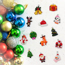30pcs Mini Christmas Ornaments for Mini Tree Decorations Small Christmas Ornaments Resin Miniatures for Craft Christmas Decor-4