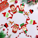 4 Pairs Christmas Socks, Crazy Holiday Hand Holding Socks Funny Christmas Stocking Stuffers-3